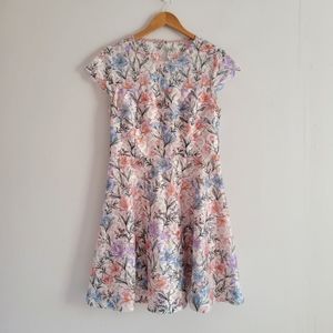 ☀️Kensie Pink Floral Lace Dress